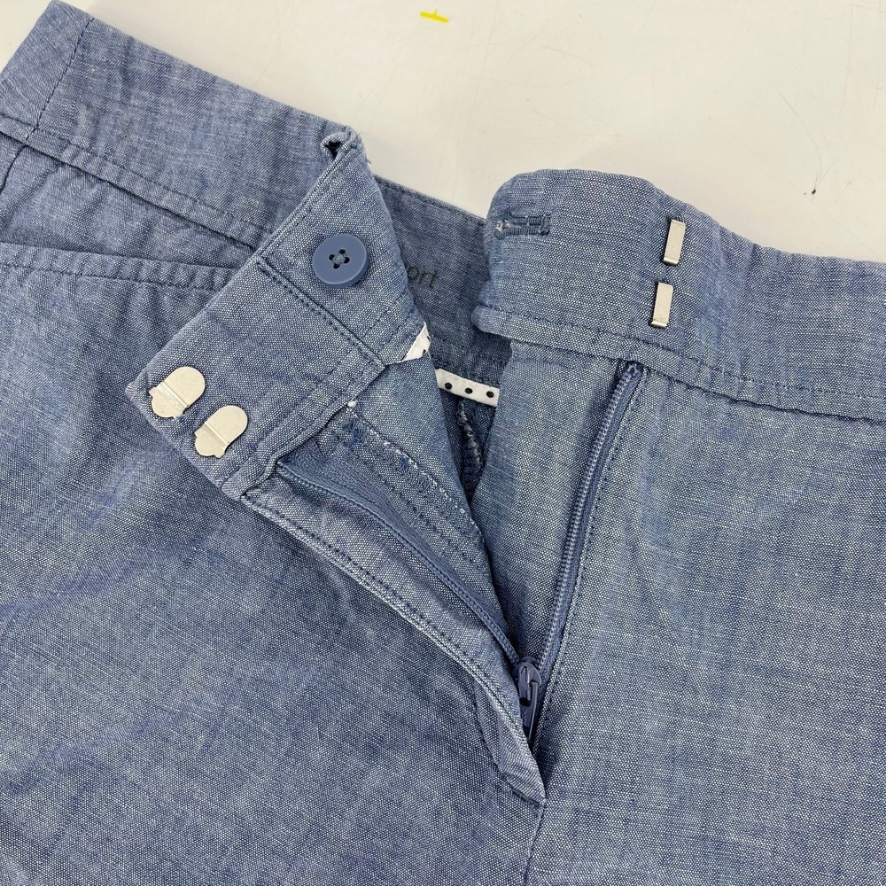 Talbots Blue‎ 100% Cotton Perfect Short (4) Shorts - Picture 3 of 6